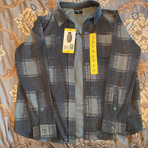 32 Degrees Heat Flannel BLUE - Picture 1 of 4